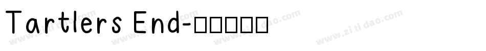 Tartlers End字体转换